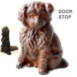 Cast Iron Dog Door Stop