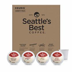 Seattle's Best Coffee Variety Pack Single Cup Coffee For Keurig Brewers 40 K-cup Pods 4 Roasts With 10 Pods Each