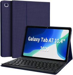 Samsung Galaxy Tab A7 10.4 Inch Keyboard Case Slim Lightweight Stand Cover Black