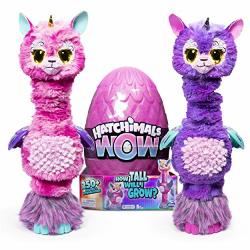 Hatchimals Wow Llalacorn 32" Tall Interactive With Re-hatchable Egg Styles May Vary