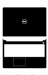 Special Laptop Black Carbon Fiber Vinyl Skin Sticker Cover For Dell Inspiron 3558 I3558 15.6" 2016 Release