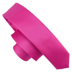 Skinny Tie - Hot Pink