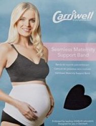 Seamless Maternity Support Band Black
