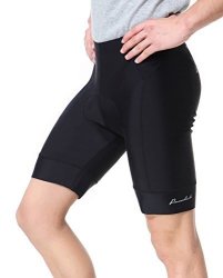 Przewalski Mens 3D Padded Cycling Shorts Bike Half Pants Bicycle Biking Tights - Quick-dry And Better Fit WAIST:31.5"-34.5"-L Black