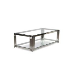 Asher Goldrush Coffee Table-silver