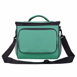 Zooron Insulated Lunch Bag For Women 10L Thermal Bento Cooler Bag Leakproof Lunch Cooler Bags For Picnic party beach camping bbq Green