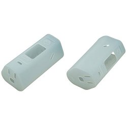 Wismec Reuleaux RX2 3 Two Pack Silicone Protective Gel Wrap Skin Case Sleeve Cover Fits Rueleaux Rx 2 3 Rx 2 Or 3 Both RX23 Clear