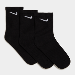 Nike Everyday Cushioned Black white Socks