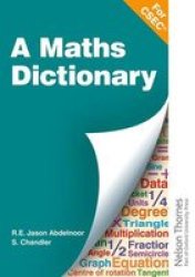A Mathematical Dictionary for CSEC Paperback, New edition