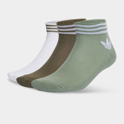 Adidas Originals Unisex Trefoil Green Crew Socks