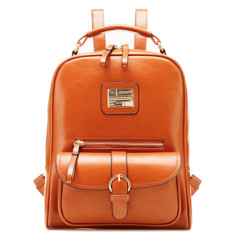Pu Leather Vintage Women Backpack Student School Bags Travel Rucksack