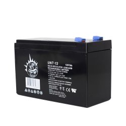 Battery 12V 7AH Rechargeable Valve Regulated Lead Acid Battery