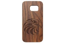 For Samsung Galaxy S7 Black Walnut Wood Phone Case Ndz Eagle Head 1