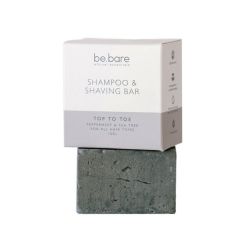 Top To Toe Shampoo & Shaving Bar 100G Travel Set