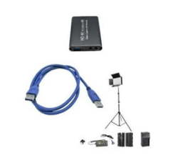 HD Audio And Video Capture & 800 Professional Photo And Video LED Light Kit