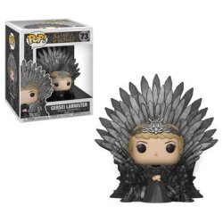 Pop Deluxe - Game Of Thrones - Cersel Lannister Sitting On Iron Throne