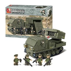 Sluban M38-B0303 Military Blocks Army Bricks Toy - Guard Bazooka
