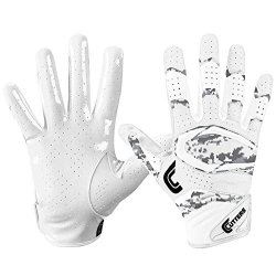 Cutters Gloves S451 Rev Pro 2.0 Receiver Cornerback Gloves With C-tack Grip White camo Adult XXL