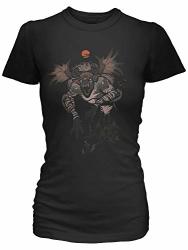 Jinx The Witcher 3 Women's Fiend Forest T-Shirt Black Large