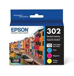 Epson T302XL-BCS Claria Premium Ink Cartridge Multi-pack - High-capacity Black And Standard-capacity Photo Black And Color Cmypb