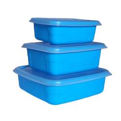 Food Saver Regal Set Dark Blue 3 Pack -1X200ML 1X400ML 1X500ML Bpa-free