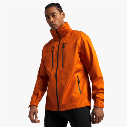 Mens Orange Hydromax Rain Jacket