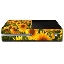 Mightyskins Skin Compatible With Microsoft Xbox One Console Wrap Sticker Skins Sunflowers