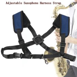 Adjustable Tenor Baritone Sax Saxophone Harness Shoulder Strap