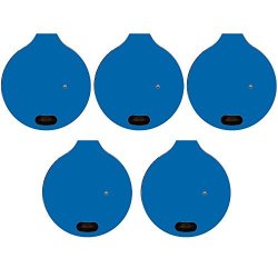 Mightyskins Skin Compatible With Trackr Bravo Gen 2.5 Pack Of 5 Skins - Solid Blue Protective Durable And Unique Vinyl Wrap Cover |