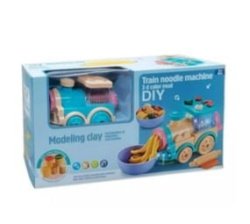 Train Noodle Machine 3 Color Toy Clay Modeling Diy Play Dough Set