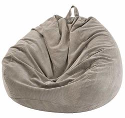 Nobildonna Stuffed Storage Bird's Nest Bean Bag Chair No Filler For Kids And Adults. Extra Large Beanbag Cover Stuffed Animal Storage Or Memory Foam