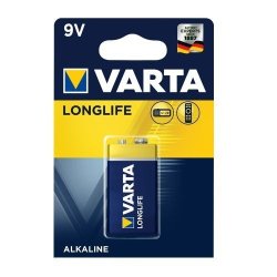 Varta Longlife Batteries 9V 1 Pack