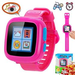 Kids Smart Watch For Boys Girls With 10 Games - Xenzy 3-12 Year Kid Smartswatch Touch Camera Pedometer Fitness Tracker Wristwatch Alarm Sports Watch H