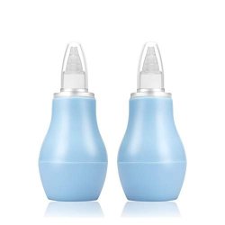 Laneyli Baby Nasal Aspirator Nose Cleaner Ear Syringe Bulb Syringe Nasal Snot Sucker Remover For Newborn Baby Toddlers Bpa Free Cleanable And Reusable Blue