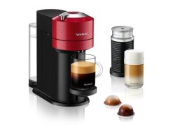 Nespresso Vertuo Next Coffee Machine & Aeroccino Milk Frother Red