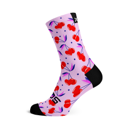 Pink Cherries Socks - Large