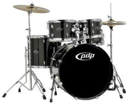 PDP Centerstage 5PC Acoustic Drum Kit With Hardware And Cymbals - Onyx Sparkle 10 12 16 14 22 Inch