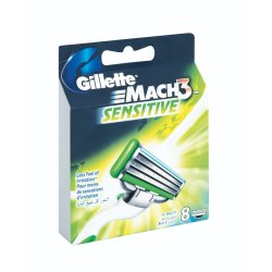 Gillette - MACH3 Sensitive Mens Blades Refill Cartridge Pack