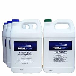 TotalBoat Thickset Deep Pour Clear Epoxy Resin 4 Gallon Kit