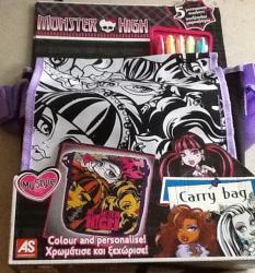Monster High Carry Bag - Color And Design Your Own Bag