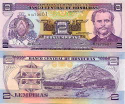 Do Not Pay - Honduras 2 Lempira 2004 Unc