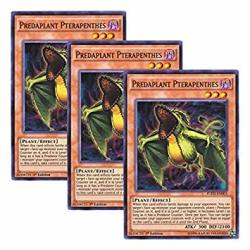 Yu-gi-oh ?3 Pieces Set? English Version FUEN-EN003 Predaplant Pterapenthes Predatory Plant Petter Pen Tesses Superrea 1ST Edition