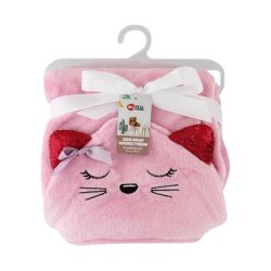 Kids Wrap Cat Hoodie Pink