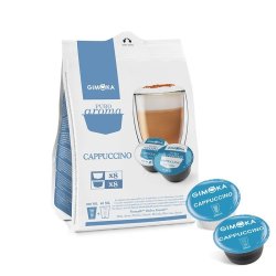 Gimoka Cappuccino - 16 Nescafe Dolce Gusto Compatible Coffee Capsules