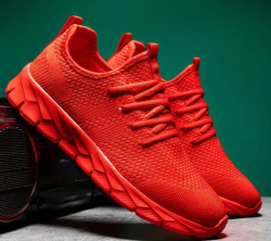 Comfortable Sneakers With Shock Absorption - 4.5 Red
