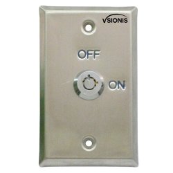 Visionis VIS-7002 On And Off Exit Switch For Door Access Control Exit Button With N o Output