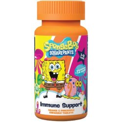 Spongebob Immune Support Chews Orange & Pineapple 60
