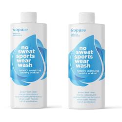 Natural No Sweat Sports Wear Wash 2 Pack - Eco-friendly For The Whole Family