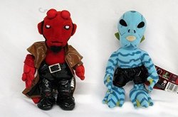 Hellboy Movie 8-INCH Beanie Plush Hellboy And Abe Set Of 2 By Diamond Select Toys