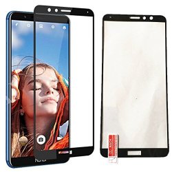 For Huawei Honor 7X Screen Protector Tempered Glass Full Cover Screen Protector Film Huawei Mate Se Black 2PCS